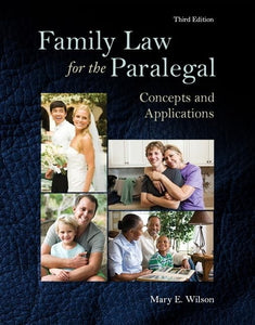 Family Law for the Paralegal 