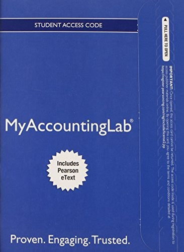 Managerial Accounting, Student Value Edition Plus New Mylab Accounting with Pearson Etext -- Access Card Package
