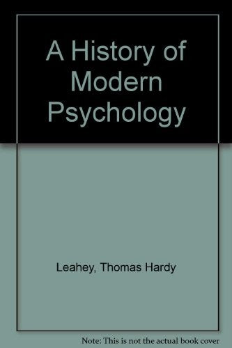 A History of Modern Psychology