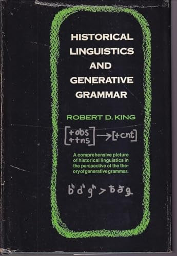 Historical Linguistics and Generative Grammar