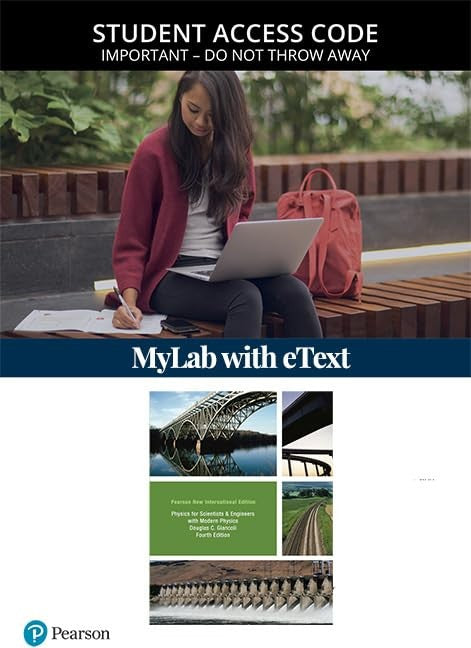 Mastering Physics with Pearson eText (up to 24 months) Access Code for Physics for Scientists & Engineers (ValuePack Only)