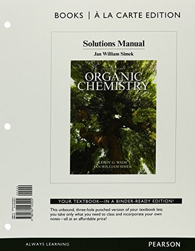 Student Solutions Manual for Organic Chemistry