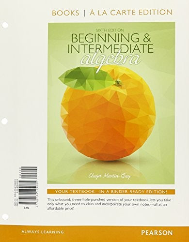 Beginning & Intermediate Algebra
