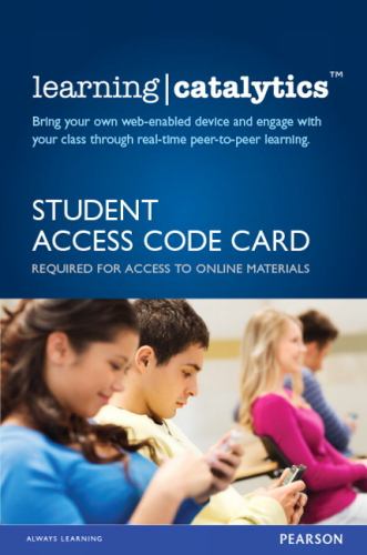Learning Catalytics -- Access Card (12-month access)