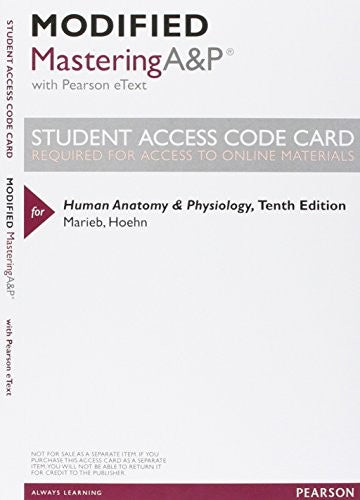 Human Anatomy & Physiology, Books a la Carte Edition, Modified Mastering A&p with Pearson Etext & Value Pack Access Card and Brief Atlas