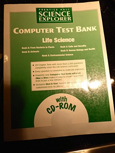 Science Explorer 1 Edition Computer Test Bank Book with CD ROM Macintosh /Windows 2000c