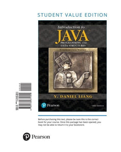 Introduction to Java Programming and Data Structures, Comprehensive Version 