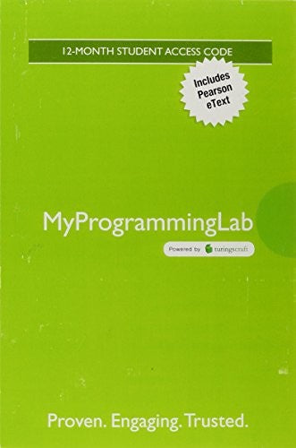 MyLab Programming with Pearson eText -- Access Card -- for Introduction to Java Programming and Data Structures, Comprehensive Version