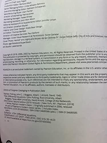 Differential Equations (Classic Version)