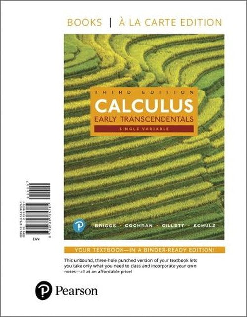 Single Variable Calculus
