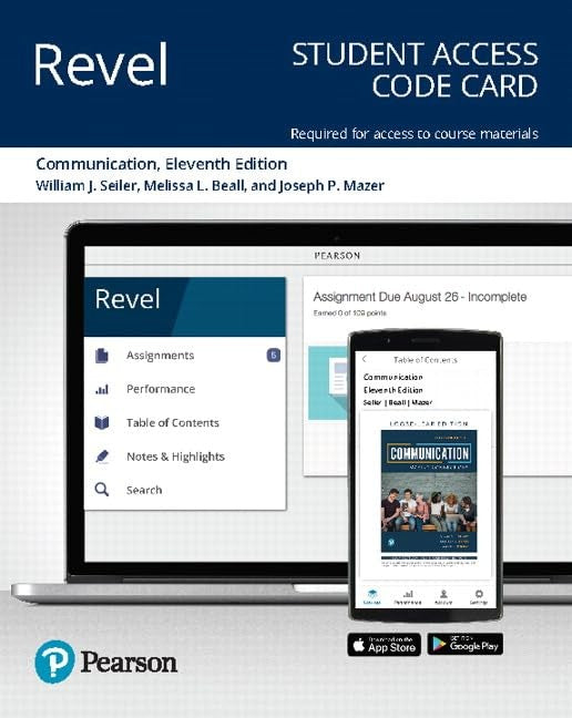 Revel Access Code for Communication