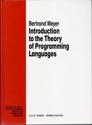 Introduction to the Theory of Programming Language