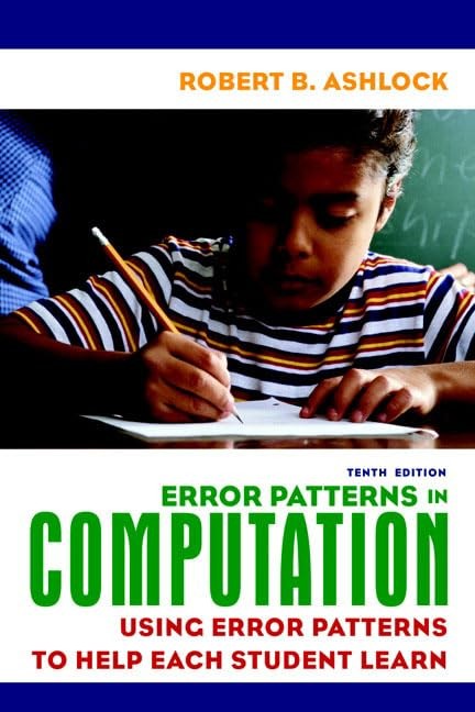 Error Patterns in Computation