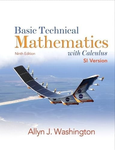 Basic Technical Mathematics with Calculus SI Version