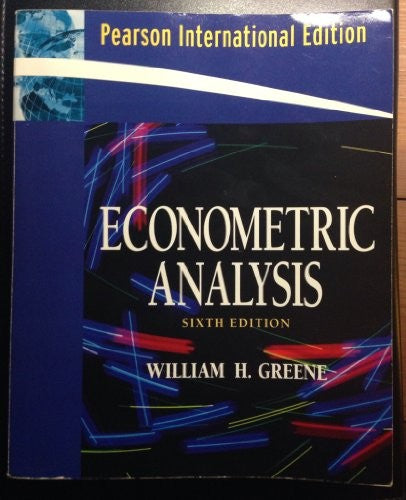 Econometric Analysis