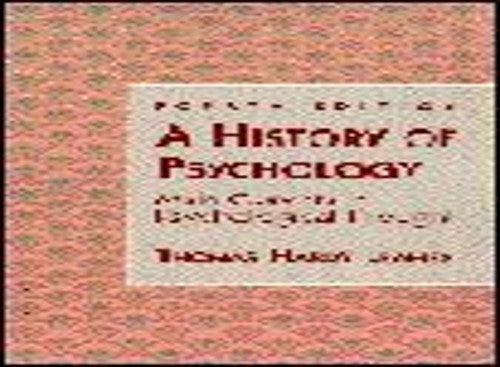 A History of Psychology