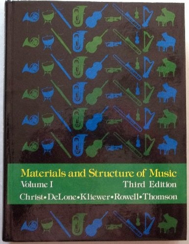 Materials and Structure of Music