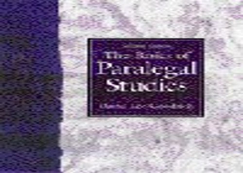 Basics of Paralegal Studies