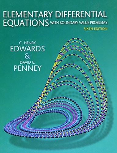 Elementary Differential Equations with Boundary Value Problems