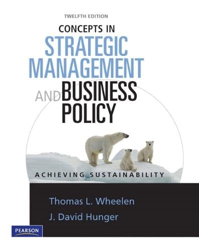 Concepts in Strategic Management & Business Policy