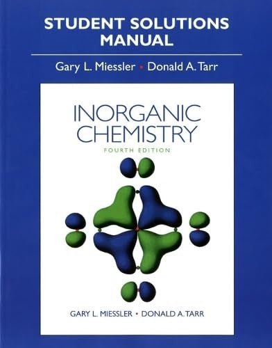 Solution Manual for Inorganic Chemistry