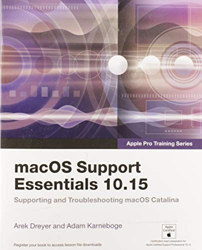 macOS Support Essentials 10.15 - Apple Pro Training Series