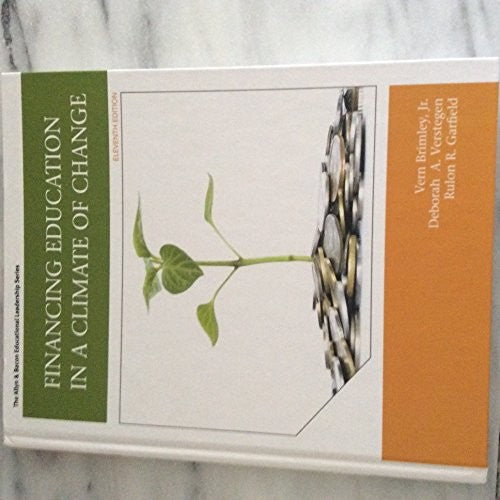 Financing Education in a Climate of Change