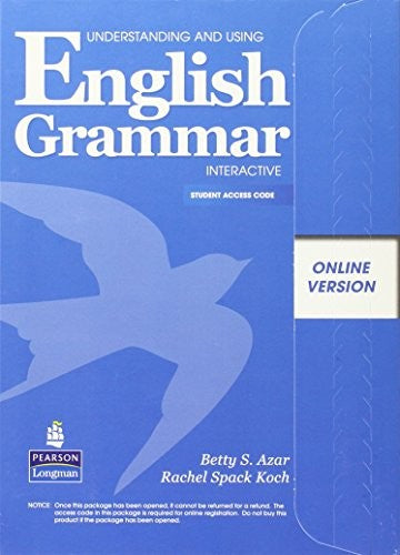 Understanding and Using English Grammar Interactive, Online Version, Student Access