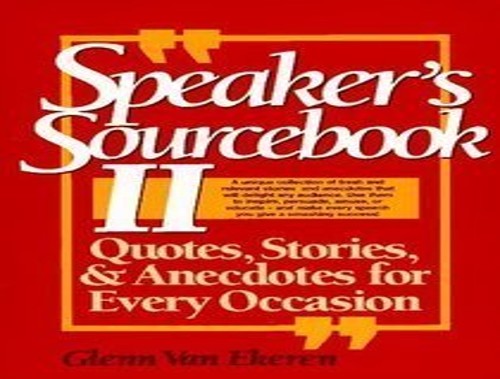 Speakers Sourcebook