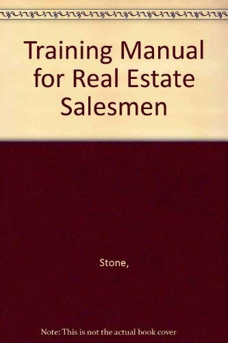 Training Manual for Real Estate Salesmen