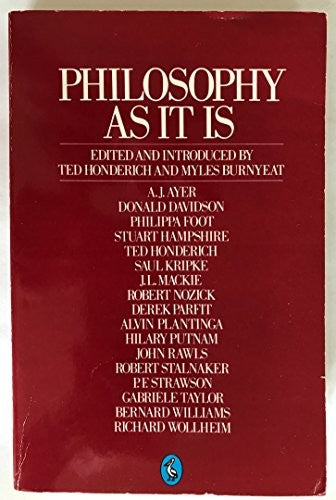 Philosophy As IT is