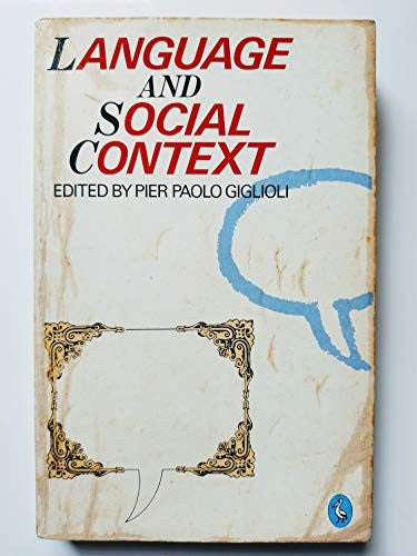 Language And Social Context