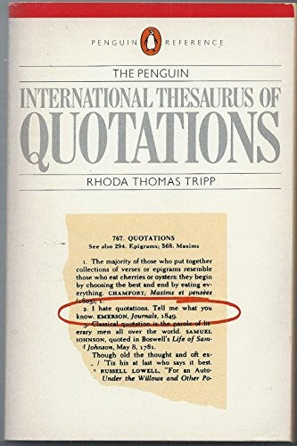 International Thesaurus of Quotations