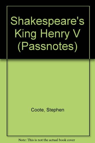 Shakespeare's "King Henry V"