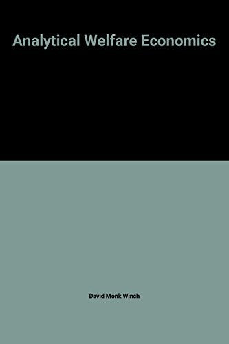 Analytical Welfare Economics