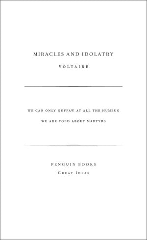 Miracles and Idolatry