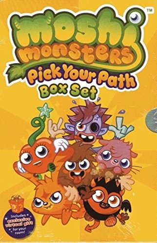 Moshi Monsters. Pick Your Path. 4 Books, Box
