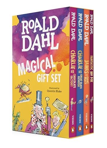 Roald Dahl Magical Gift Boxed Set (4 Books)