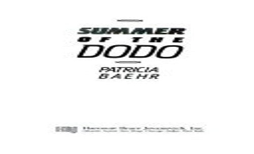 Summer of the dodo (HBJ treasury of literature)