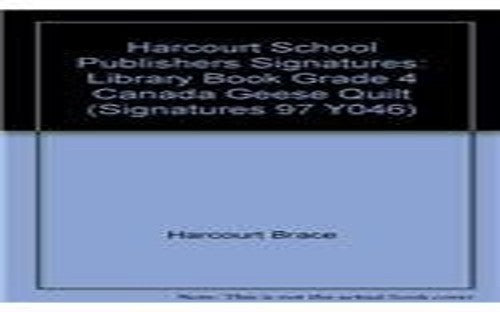 Harcourt School Publishers Signatures