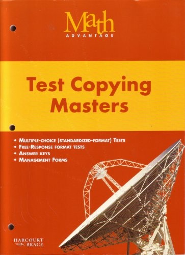 Test Copying Masters Gr8 Math Adv 99