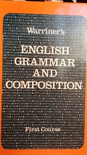 First Course in English Grammar/Composition