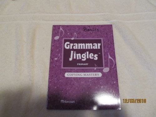 Grammar Jingles Cpy/Mstrs G1-2 Harc Lang