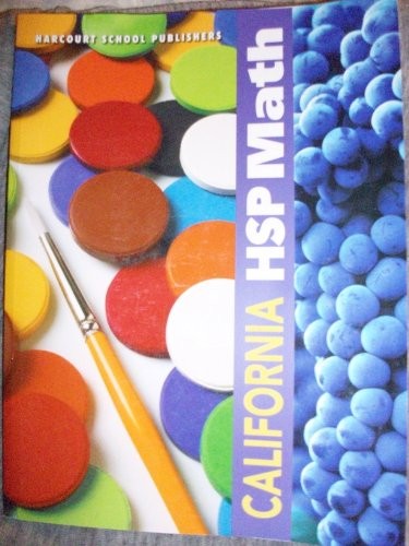 Harcourt School Publishers Math California