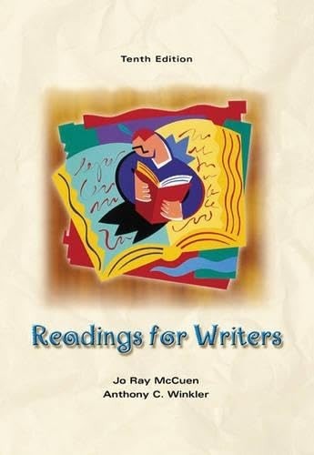 Reading for Writers