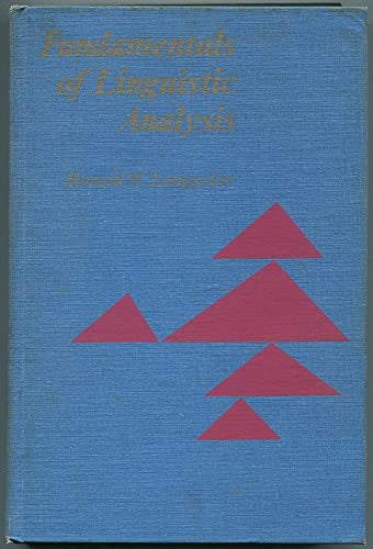 Fundamentals of Linguistic Analysis