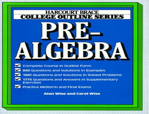 Pre-Algebra