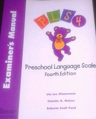 Introducing Preschool Language Scale: Examiner's Manual, English