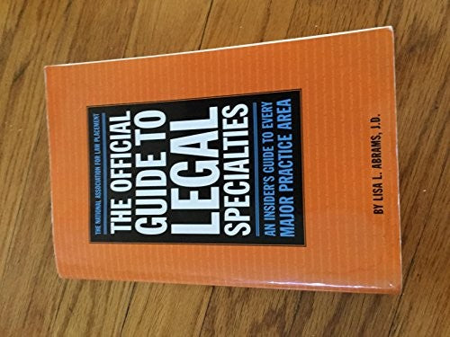 Official Guide to Legal Specialties