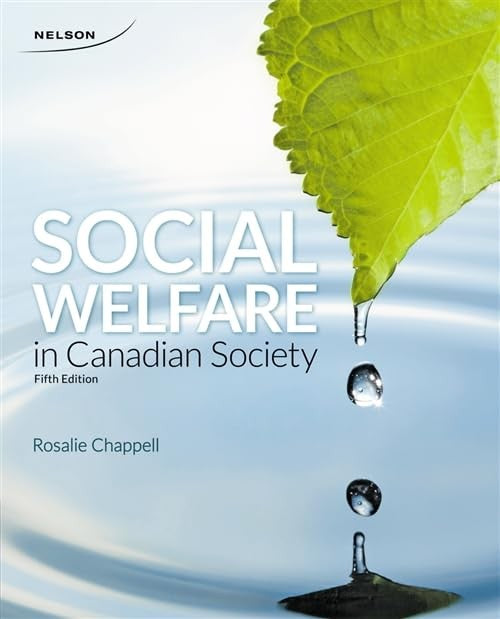 Social Welfare in Canadian Society